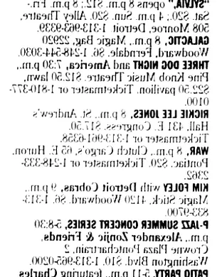 Rickie Lee Jones San Francisco